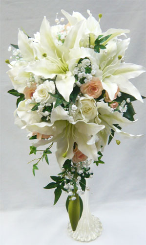 �E�G�f�B���O�@�A�[�g�i���ԁj�t�����[�u�[�P/�������s�[�`�~�j�o���������ݑ��̃L���X�P�[�h�u�[�P�@�i�p�[������j